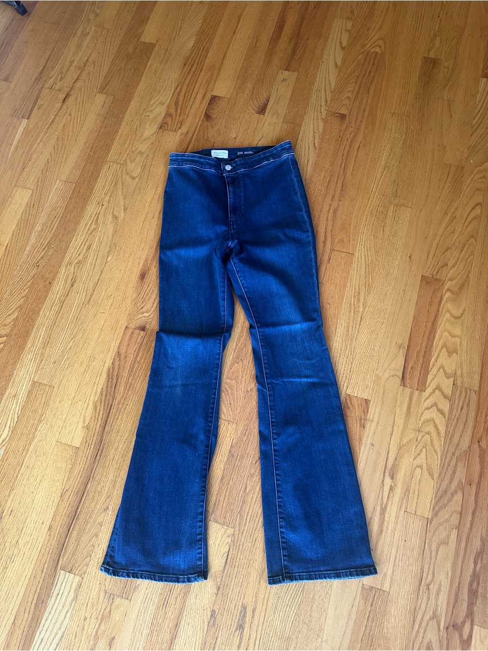 Pilcro Dark Blue Flare Jeans